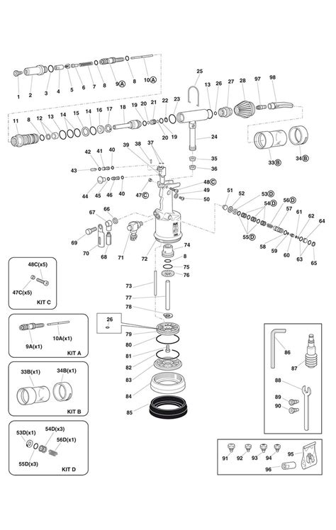 FAR - RAC 171 гидропневматический заклёпочник для вытяжных заклёпок