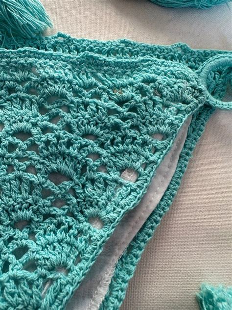 Crochet Bikini Swimsuit Set Women S Fashion Swimwear Bikinis Swimsuits On Carousell