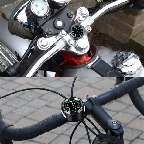 Купить Часы с креплением на руль мотоцикла, 7/8 дюйма, хромированные ...