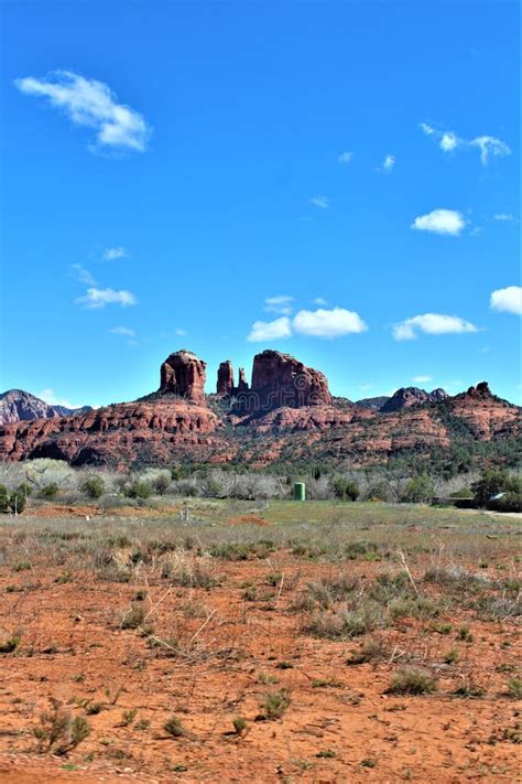 Landscape Scenery Interstate 17 Phoenix To Flagstaff Arizona United