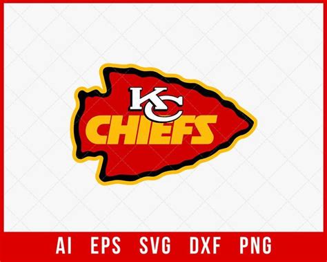 Kansas City Chiefs Logo Shirt Design Svg File For Cricut Maker And