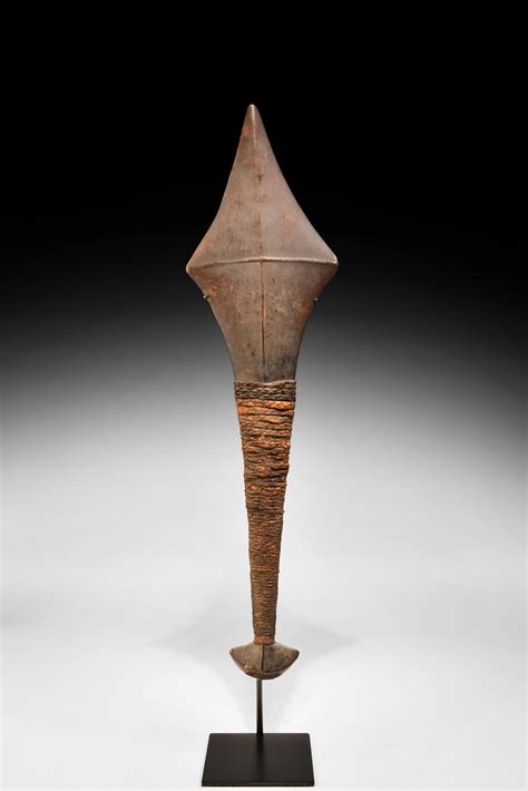 A Fine Old Solomon Islands War Club Kwiao People Malaita Island Solomon's