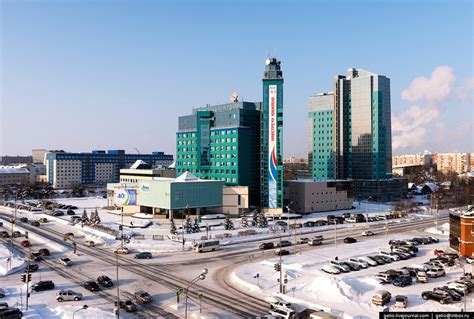 Сургут с высоты: морозная столица нефти и газа | FotoRelax