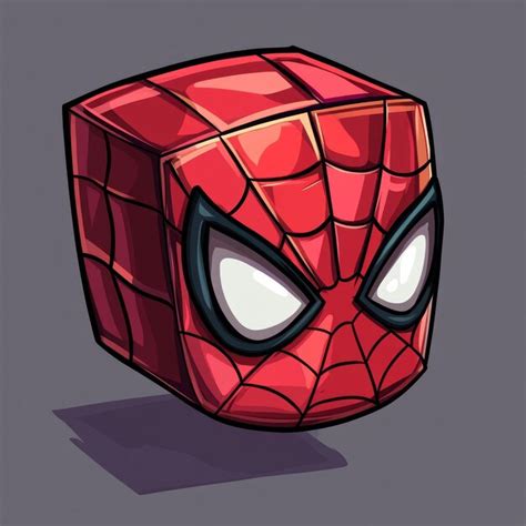 Premium Photo Cartoon Red Alien On A Gray Background Vector Illustration
