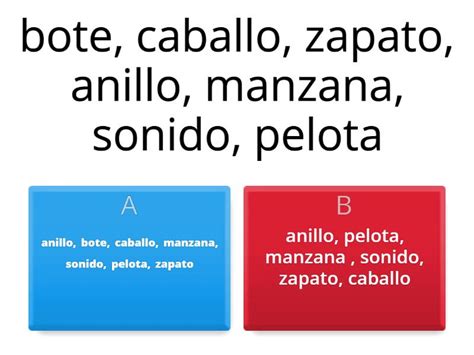 Ordena Alfabeticamente Las Siguientes Palabras Quiz