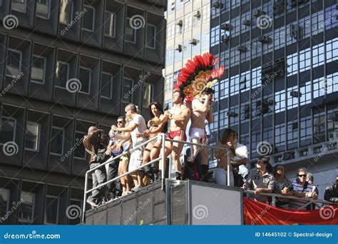 Gay Parade In Sao Paulo Editorial Photography Image Of Sexual 14645102