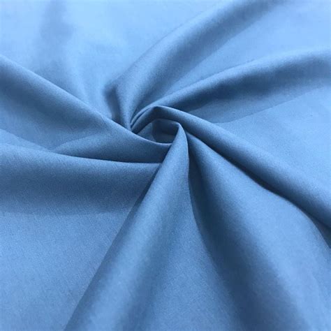 Tecido Tricoline Mista Azul Claro