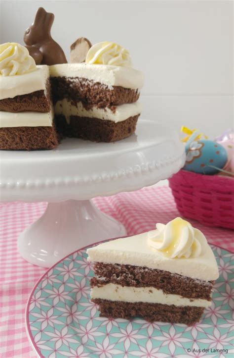Eierlikör Schoko Naked Cake Aus der Lameng