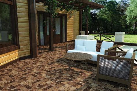 Плитка для террасы - 50 фото