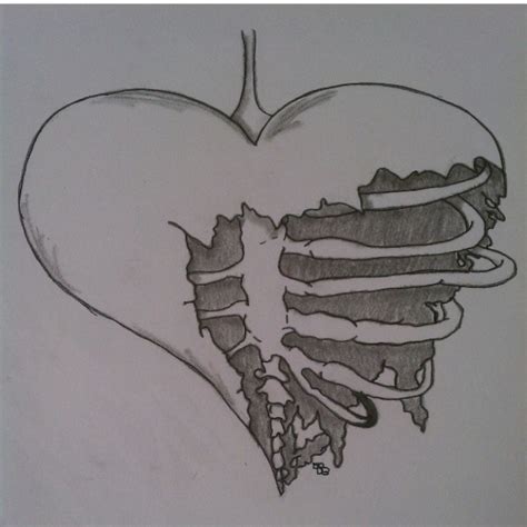 Beautiful Drawings Of Broken Hearts