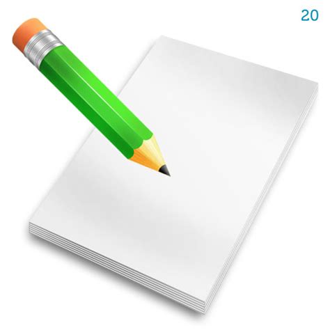 Рисуем иконки, Часть I - Блокнот и Карандаш - Photoshop - Программные ...