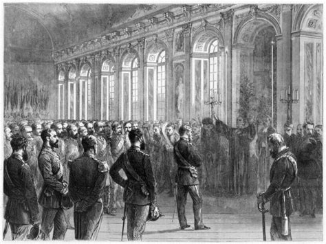Historical Gathering Of Uniformed Men In Grand Hall Free Stock Photo