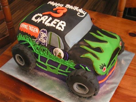 Grave Digger Cake Decorated Cake By Cake Creations By Cakesdecor