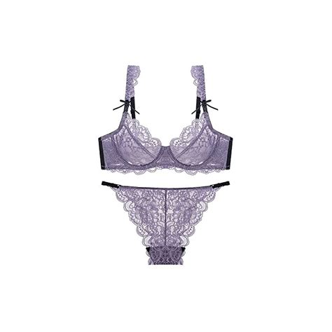 LoriEr Set Di Lingerie Sexy In Pizzo Morbido Da Donna Con Biancheria Intima Trasparente In Pizzo