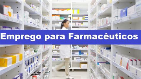 Vagas para farmacêutico hospitalar na Tijuca e Campo Grande - RJ - PFARMA