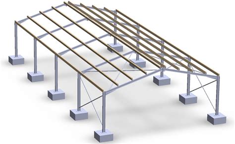 Portal Frame Design And Animation Fieldhouse Engineering Ltd