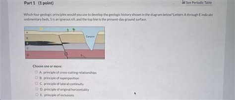 solved   geologic principles     cheggcom