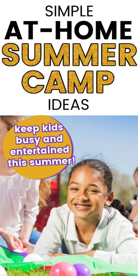 Summer Camp At Home Diy Ideas