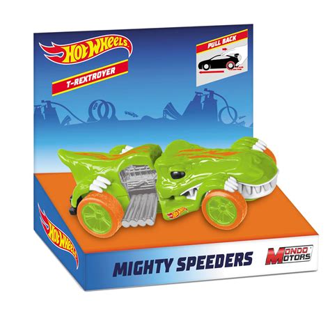 Masinuta Hot Wheels Mighty Speeders T Rextroyer Verde EMAG Ro