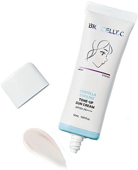 Охлаждающий солнцезащитный крем с экстрактом центеллы для лица - Bio ...