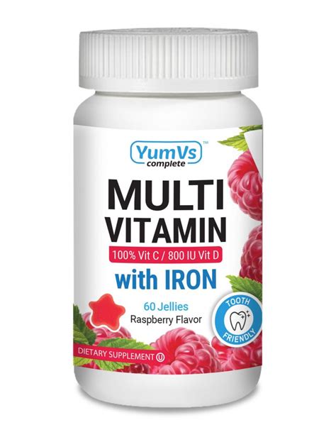 Multivitamin with Iron Gummy | Yumv's