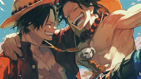 Luffy And Ace One Piece Brothers 4k Wallpaper | PixieWall