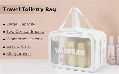 Dapower Travel Toiletry Bag For Women And Men Matte