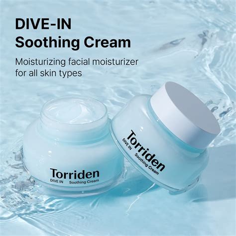 Torriden Dive-in Soothing Cream | Facial moisturizer, Moisturizer ...