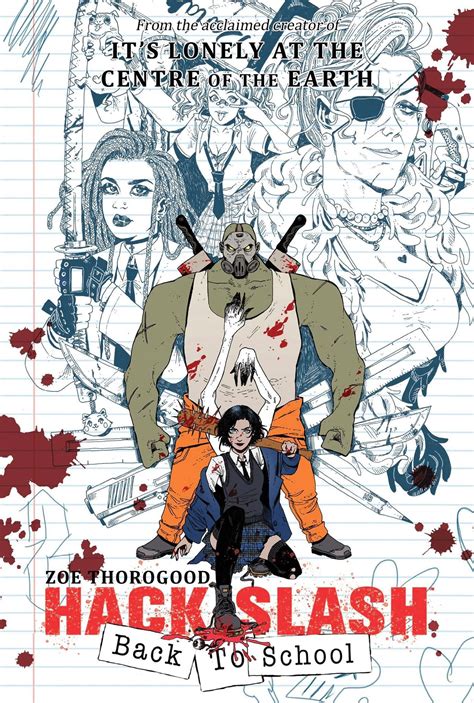 Zoe Thorogood As Cassie Hack On The Back Of Hack/Slash Collection