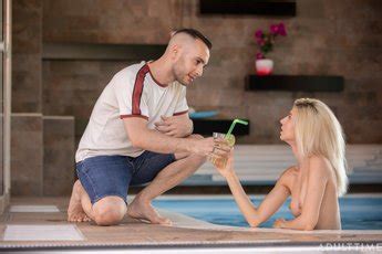 Cute Blonde Vixen Missy Luv Shoves A Big Dick Down Her Shaved Pussy Photos