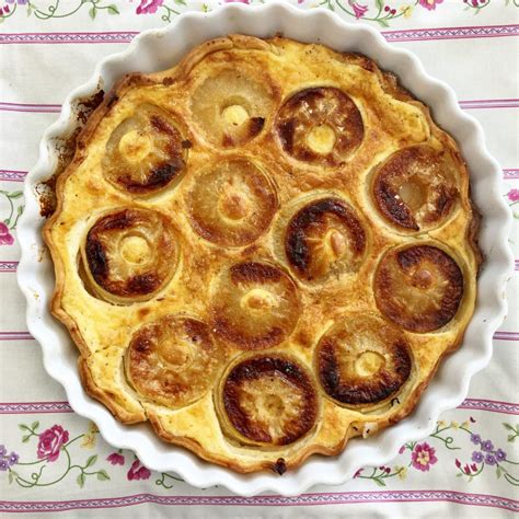 Recette Tarte Pommes Rhubarbe Alsacienne Merci Pour Cette Tarte Bien