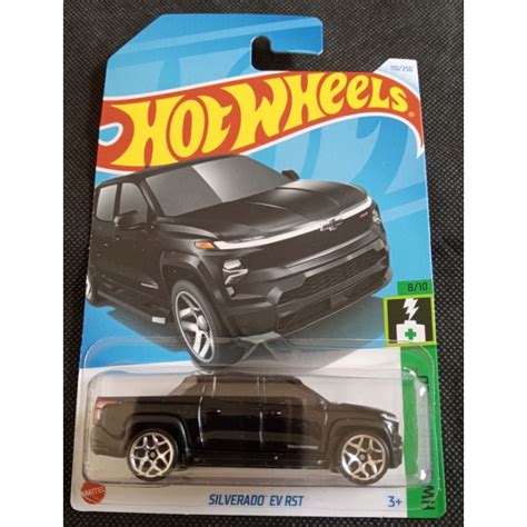 Jual Hot Wheels Silverado Ev Rst Black Shopee Indonesia
