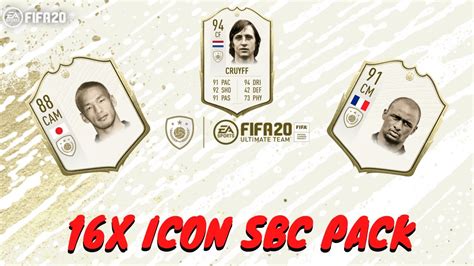 FIFA 20 Opening Pack 16x ICON PRIME SBC CHI TROVO YouTube