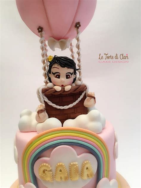 Hot Air Balloon Cake Decorated Cake By Rita Cannova CakesDecor
