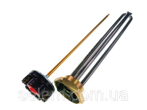 Тэн для нагрева воды 2000W. 220V. нержавеющий с терморегулятором Турция ...