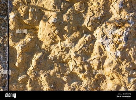 Warping Rock Texture Strong Wall Architecture Detail Pattern Stock