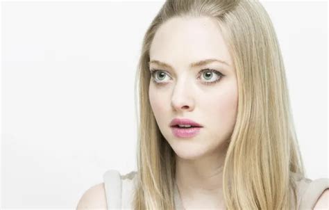 Wallpaper Eyes Actress Blonde Lips White Background Amanda Seyfried For Mobile And Desktop