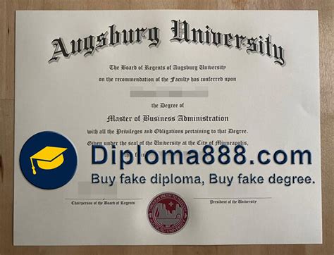 Purchase A Fake Augsburg University Degree For A Job
