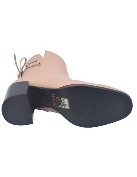 Bottines Cuir Nude Dansi Du Au Liliboty