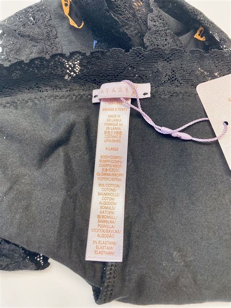 Savage X Fenty Women S Black Bikini Lace Panty Size XL X Large EBay