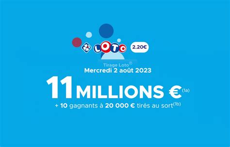 Tirage Loto FDJ Un Jackpot De 11 Millions D Euros En Jeu Ce Mercredi