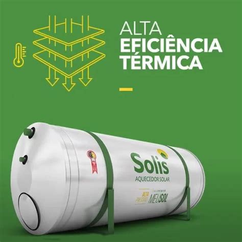 Kit Aquecedor Solar Banho Solis Msi Maring Solar