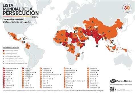 Exponen Lista De Pa Ses Donde Ser Cristiano Es Sin Nimo De Persecuci N Alianza Evang Lica Latina
