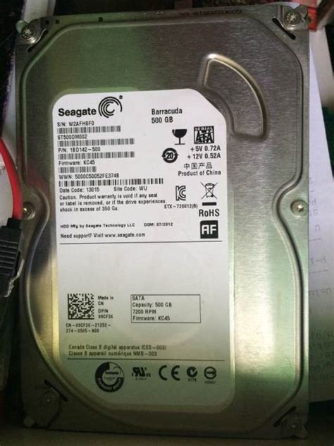 Seagate 500 GB SATA 3.5 VŽ