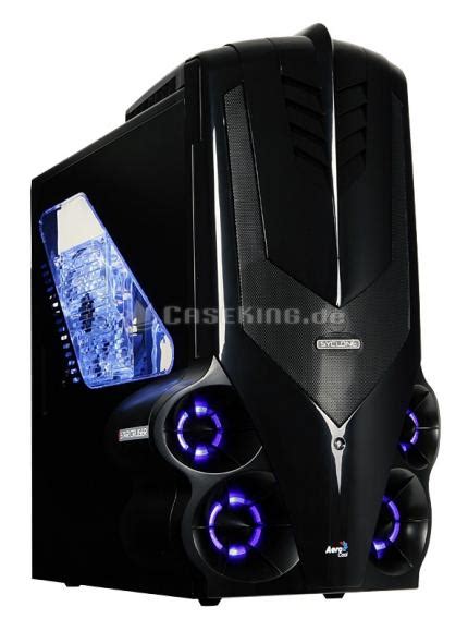 Aerocool Syclone-Gehäuse mit schwarzem Innenraum