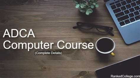 Adca Course Details Full Form Syllabus Fees Jobs