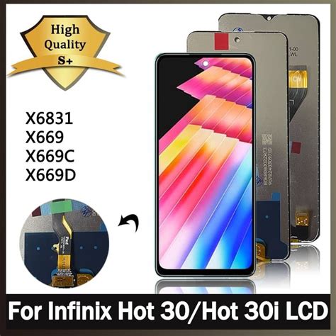 AFICHEUR INFINIX HOT 30I HOT30 LCD COMPLET X669 X6831 X669C X669D