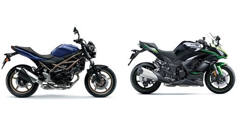 Motorrad Vergleich Suzuki Sv Vs Kawasaki Ninja Sx