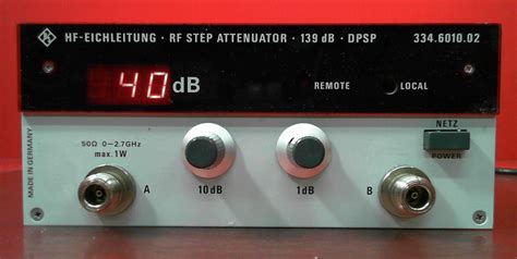 Dpsp Rohde And Schwarz Ghz Db Ohm Programmable