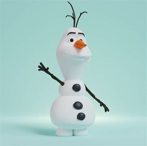 Olaf Disney Frozen Free 3d Model 3d Printable Cgtrader